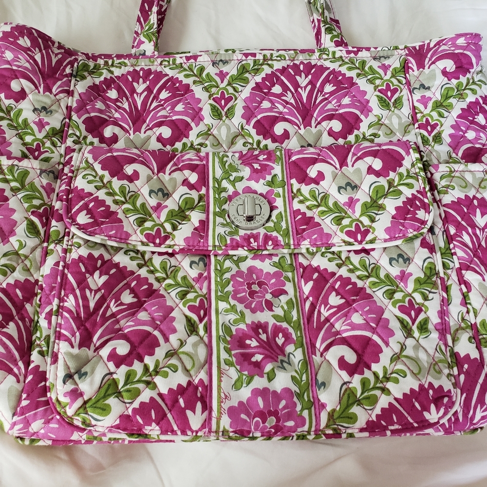 Vera bradley turn lock tote